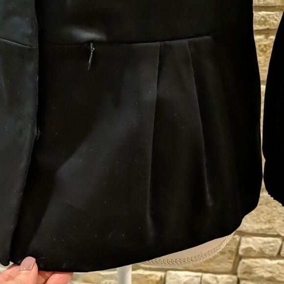 ELLE Black Blazer Jacket Size Small Y2K - Picture 4 of 8